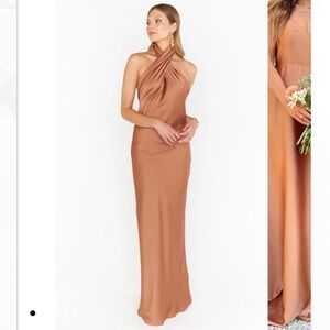 Show Me Your Mimi Jasmine Halter Maxi Dress